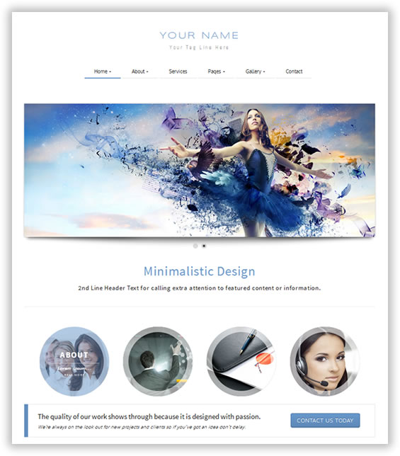 Responsive Bootstrap Theme