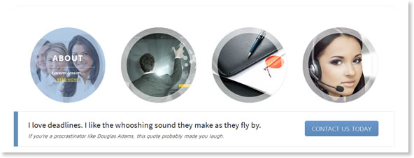 Bootstrap Circles hover